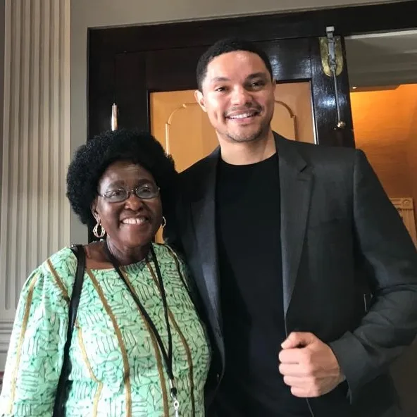 Trevor Noah and Dr. Olive Shisana